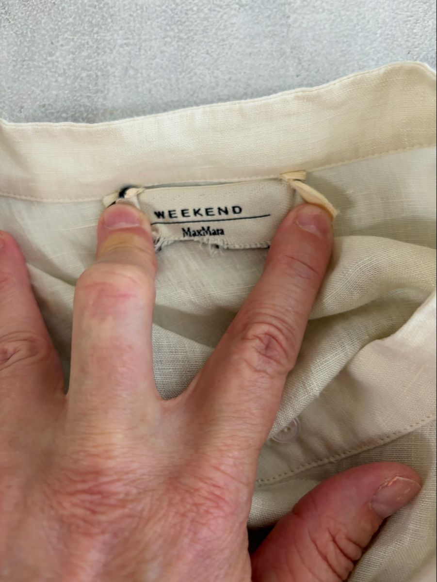 Max Mara Camicette: Max Mara Leinenbluse Grösse 38 – Usato da Bonstetten venduto da Moma10 2