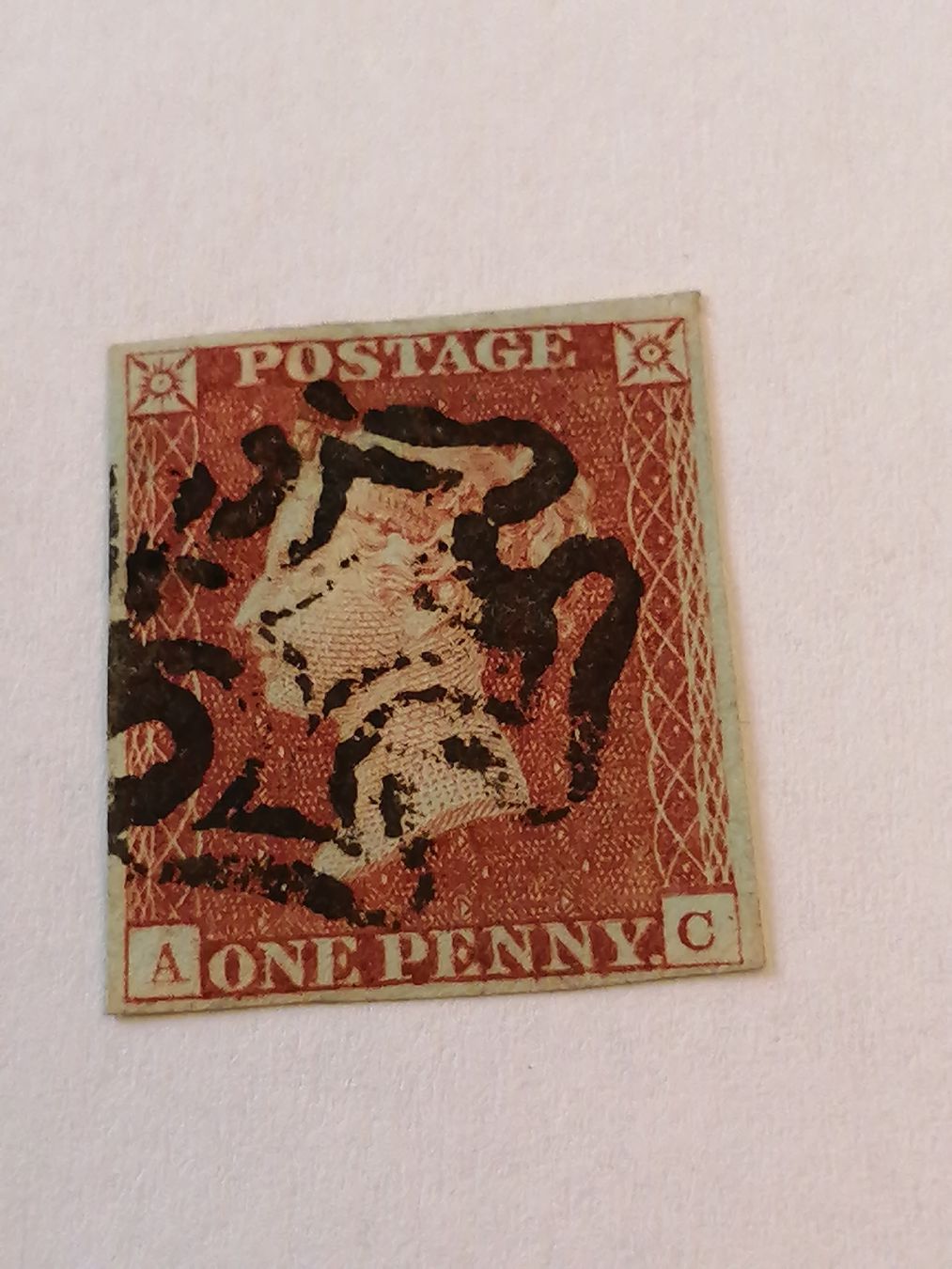 Tous les timbres: One Penny Red 1841, Platte 20 – D'occasion à Happerswil par tschergi