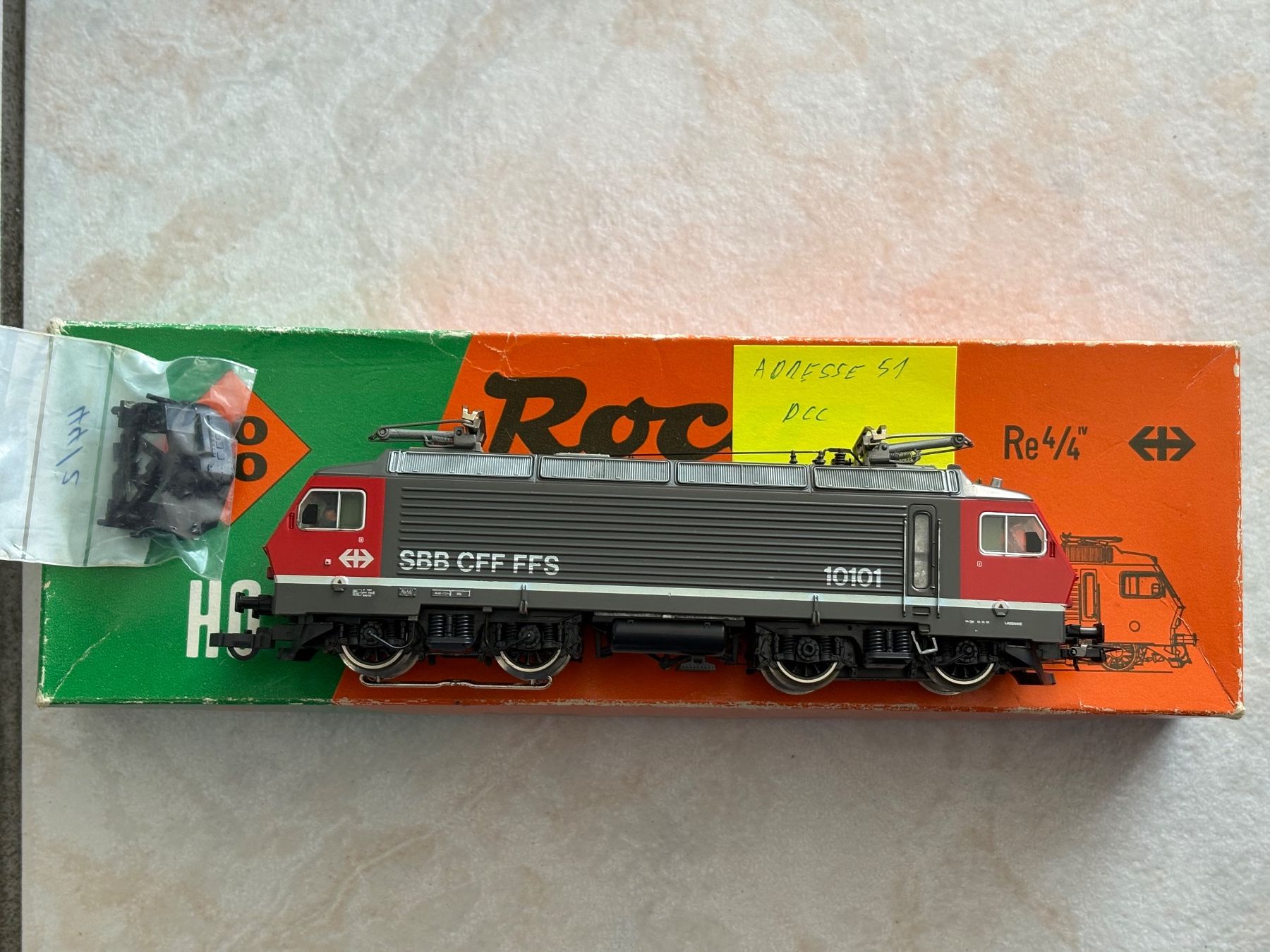 Roco Modellini di ferrovie: Roco 14178 Elok Re 4/4 SBB 10101 Digital DCC – Usato da Hauterive NE venduto da eriamch