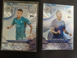 Fussballkarten Topps Match Attax Platinum Pull Limited Edit.