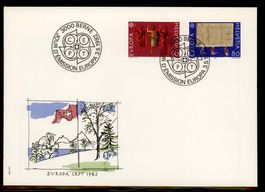 1982, FDC, Europa (Nr. 670–671)