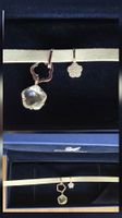 Swarovski Blumen Anhänger Kette chocker