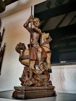 Schnitzplastik heiliger Georg