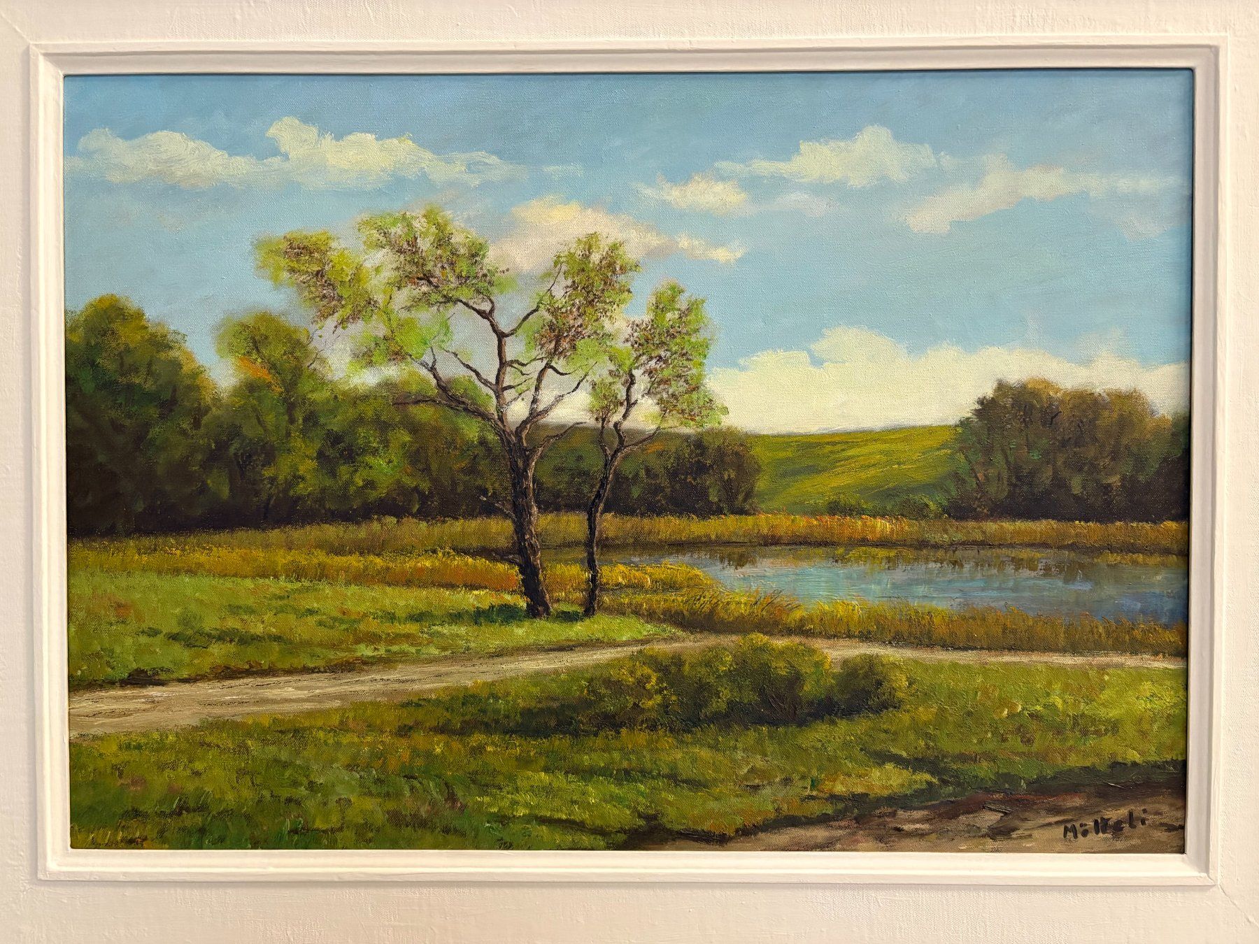 Gemälde: 85x65/ Mölteli/ Ölgemälde Landschaft – Gebraucht aus Ottenbach von TimelessEmotions.