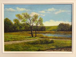 85x65/ Mölteli/ Ölgemälde Landschaft
