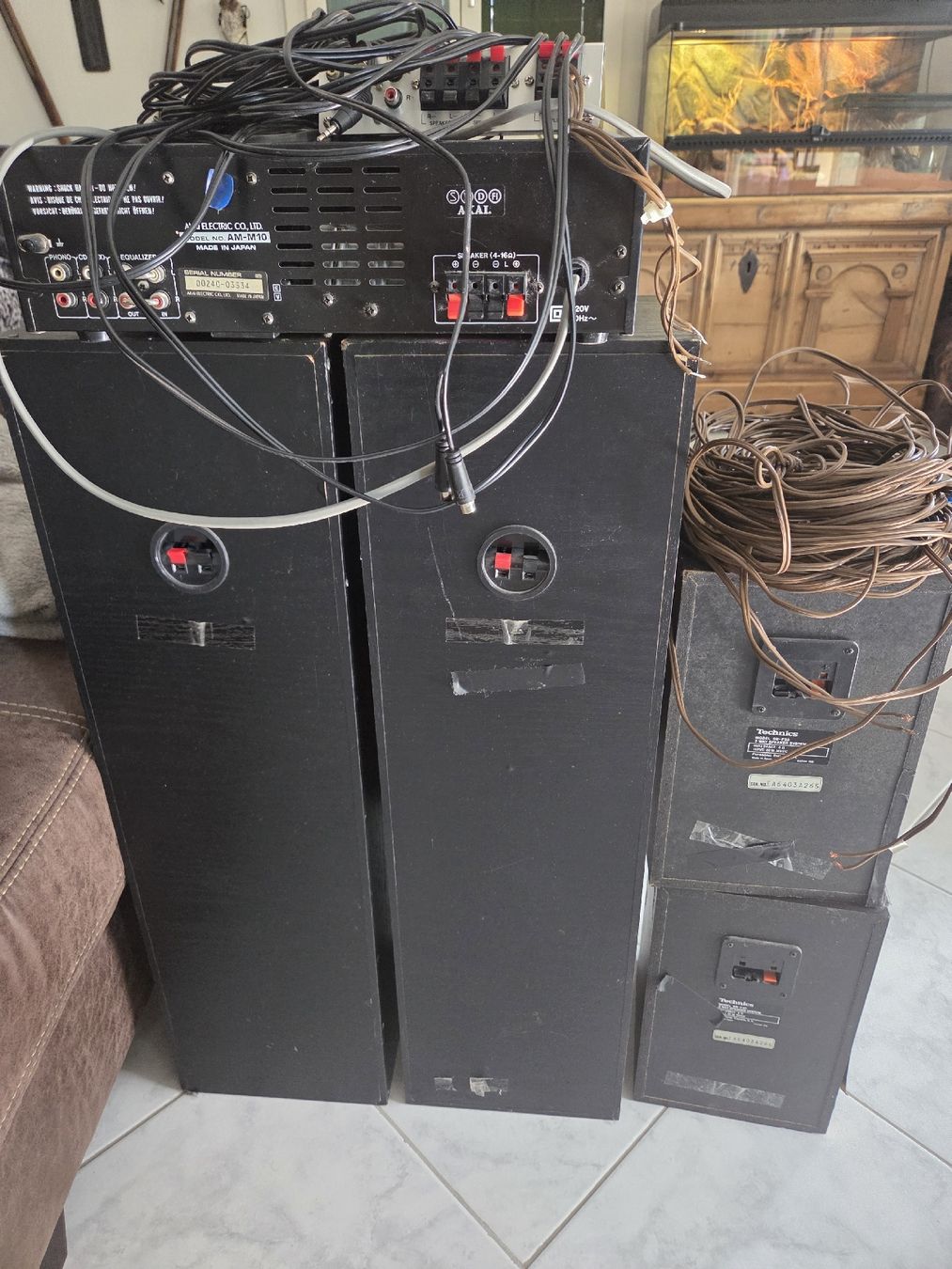 Technics Casse acustiche: Akai Receiver und Technics Lautsprecher gebraucht – Usato da Oberdorf NW venduto da fla_y9wc