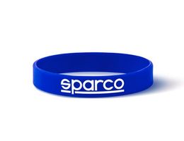 Sparco Armband Silikon blau 12mm