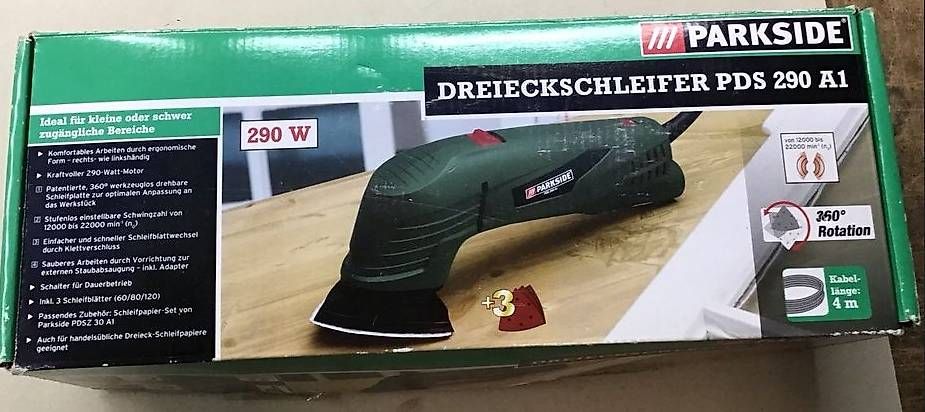 Schleifen & Polieren: Dreieckschleifer  PARKSIDE  – Gebraucht aus Oberrohrdorf von displayoutlet 1