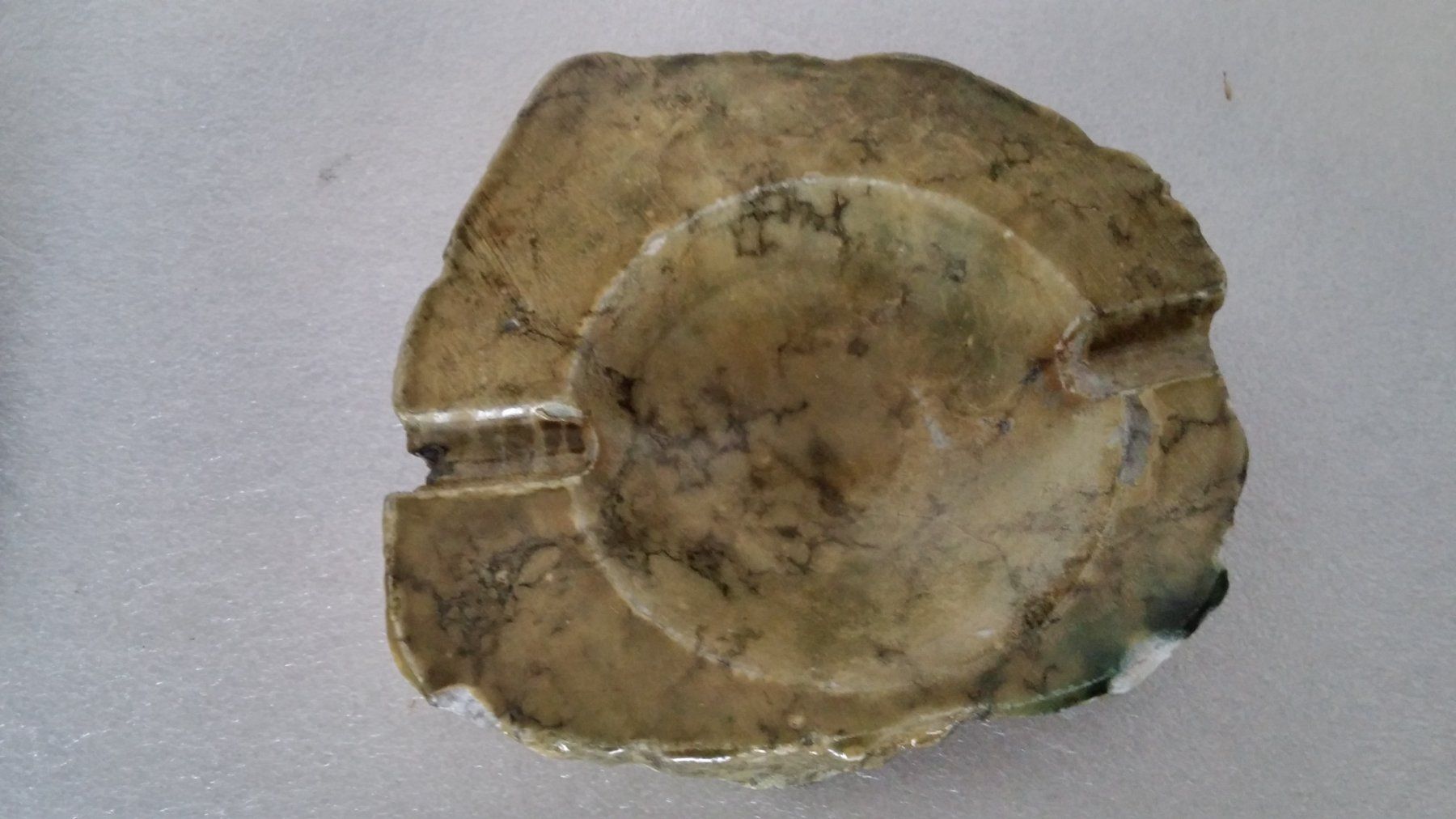 Portacenere: Vintage Alabaster Aschenbecher – Usato da Zürich venduto da sendbad