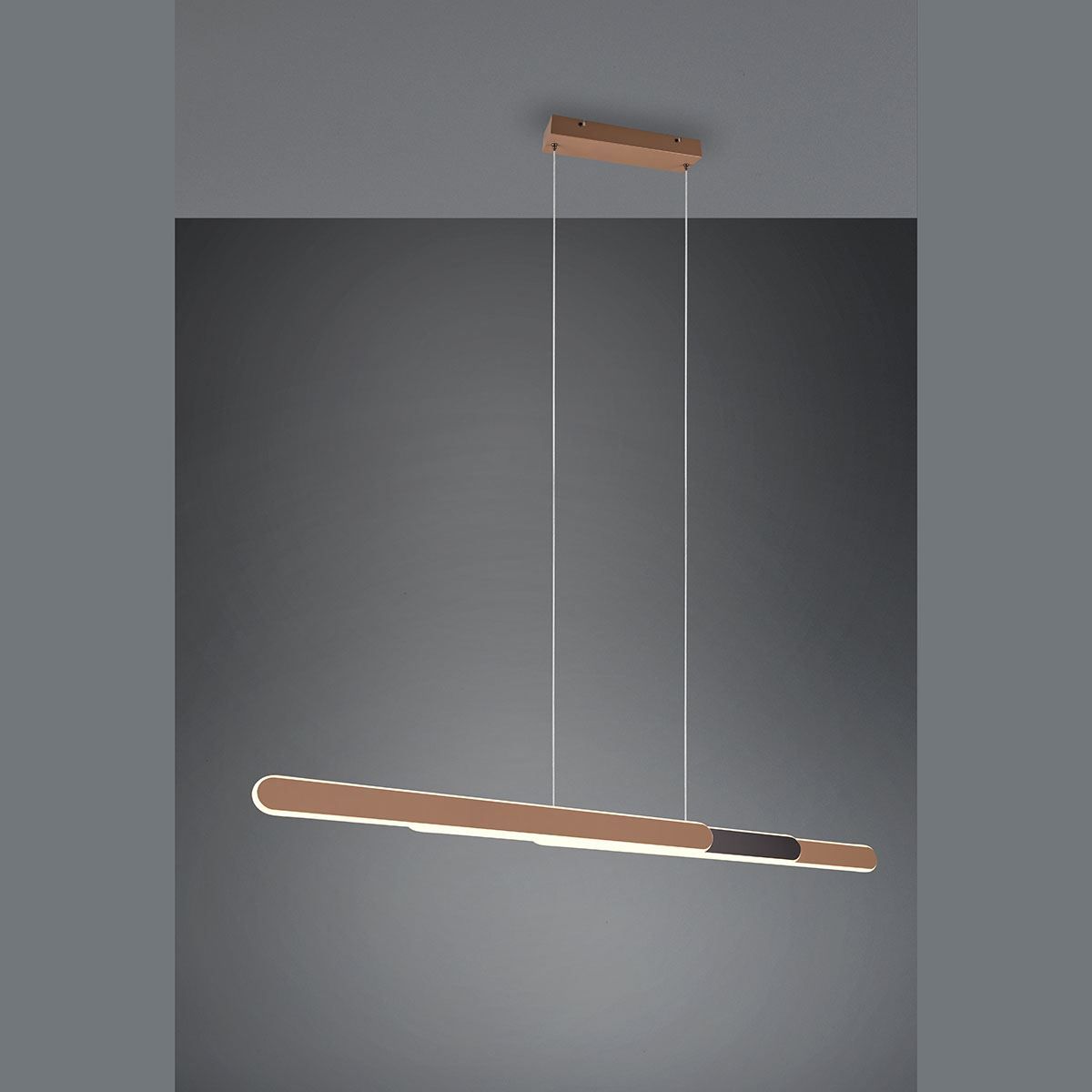 Lampadari & plafoniere: LED Pendelleuchte, Farbwechsler, Braun – Nuovo (secondo la descrizione) da Kreuzlingen venduto da Smart-Light