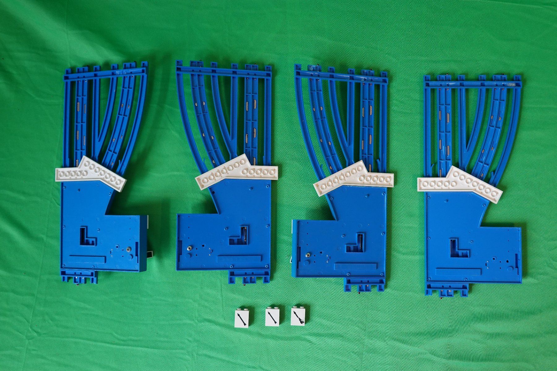 Lego Giocattoli: LEGO Eisenbahn 12V Weichen Konvolut, 4 Stück – Usato da Basel venduto da iwakuni 5