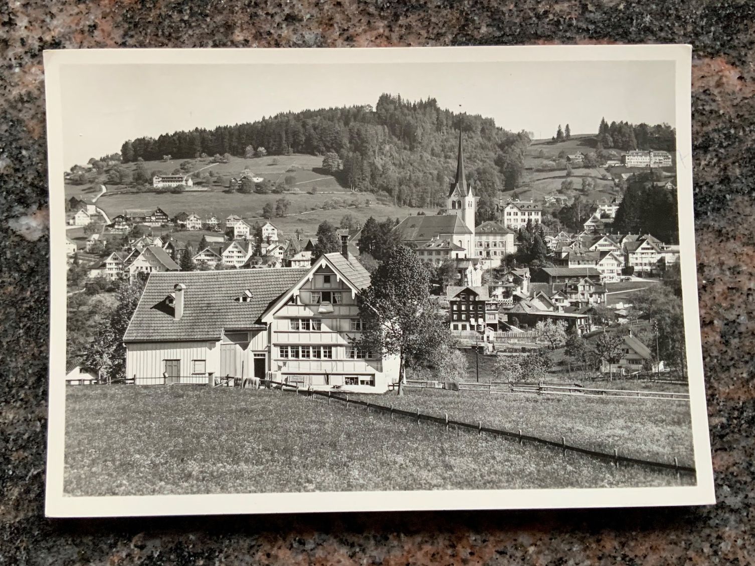 Cartoline postali: Ansichtskarte, Teufen, gelaufen 1958 – Usato da Vellerat venduto da joromaur