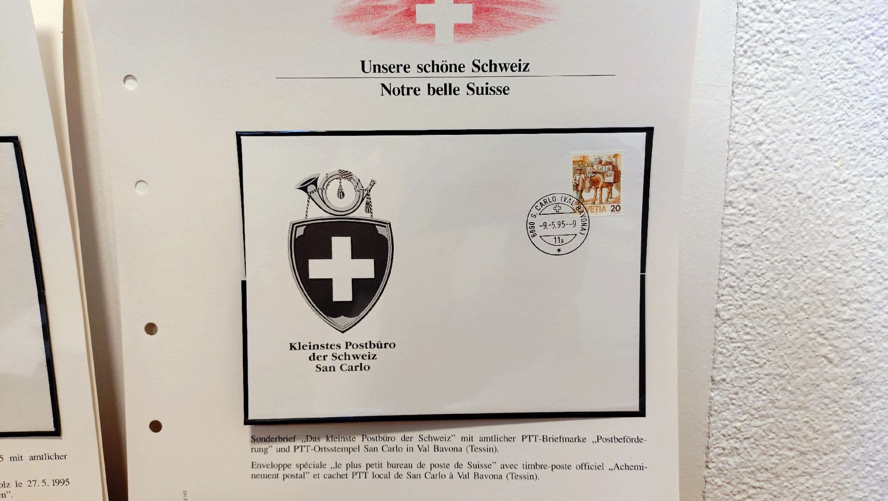 Tutti i francobolli: Briefmarken unsere schöne Schweiz – Nuovo (secondo la descrizione) da Tägerschen venduto da cupra81 3