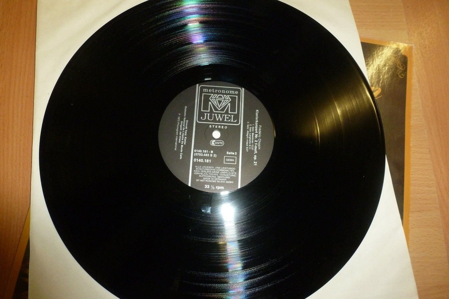 Dischi in vinile: Lp Frederic Chopin klavierkonzert nr 1e – Usato da Emmen venduto da newdeal1970 6