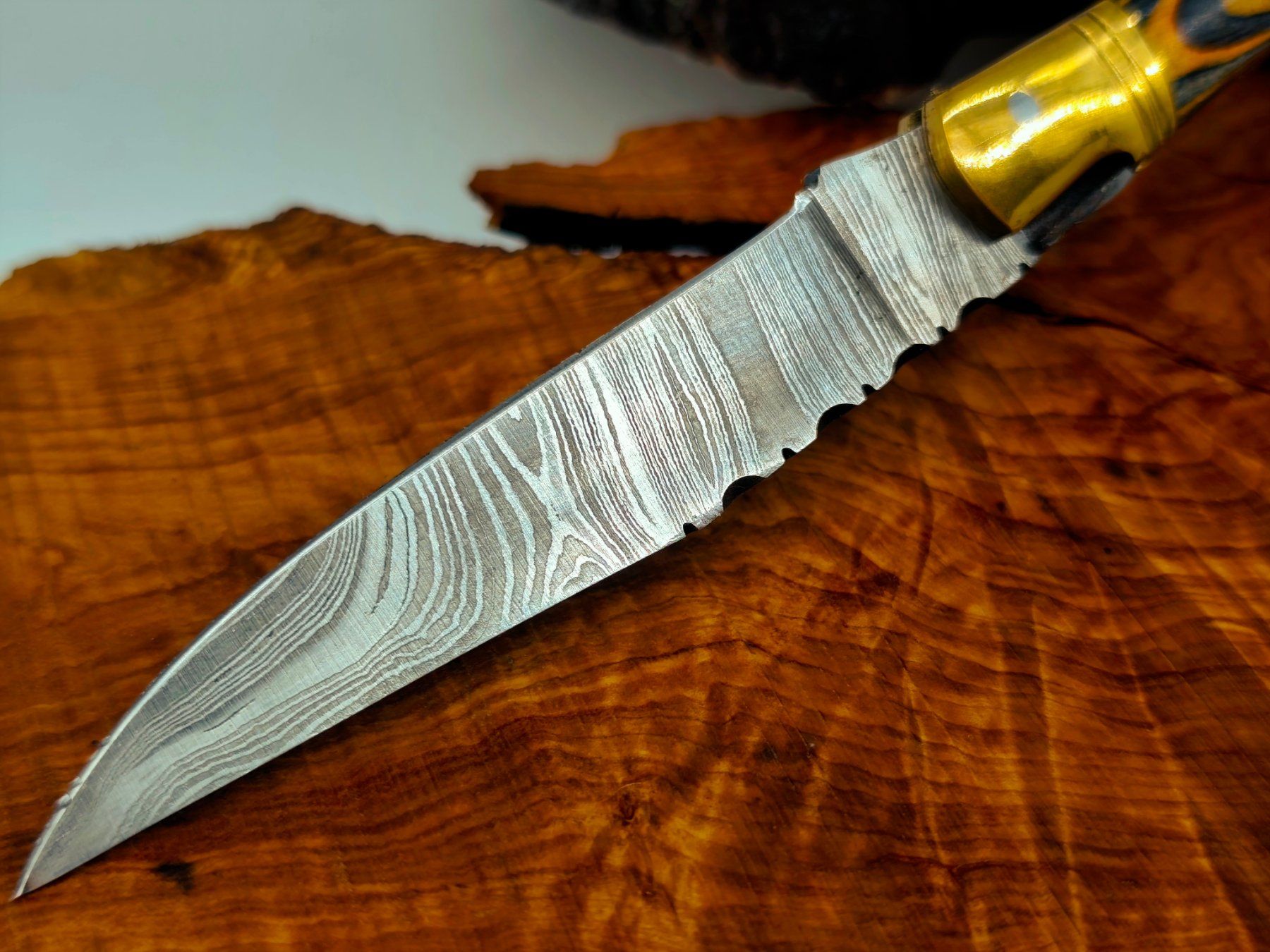 Accessori: Laguiole Damast Messer Klappmesser echtes Damastmesser – Nuovo e nell'imballaggio originale da Arlesheim venduto da Premius_1 3