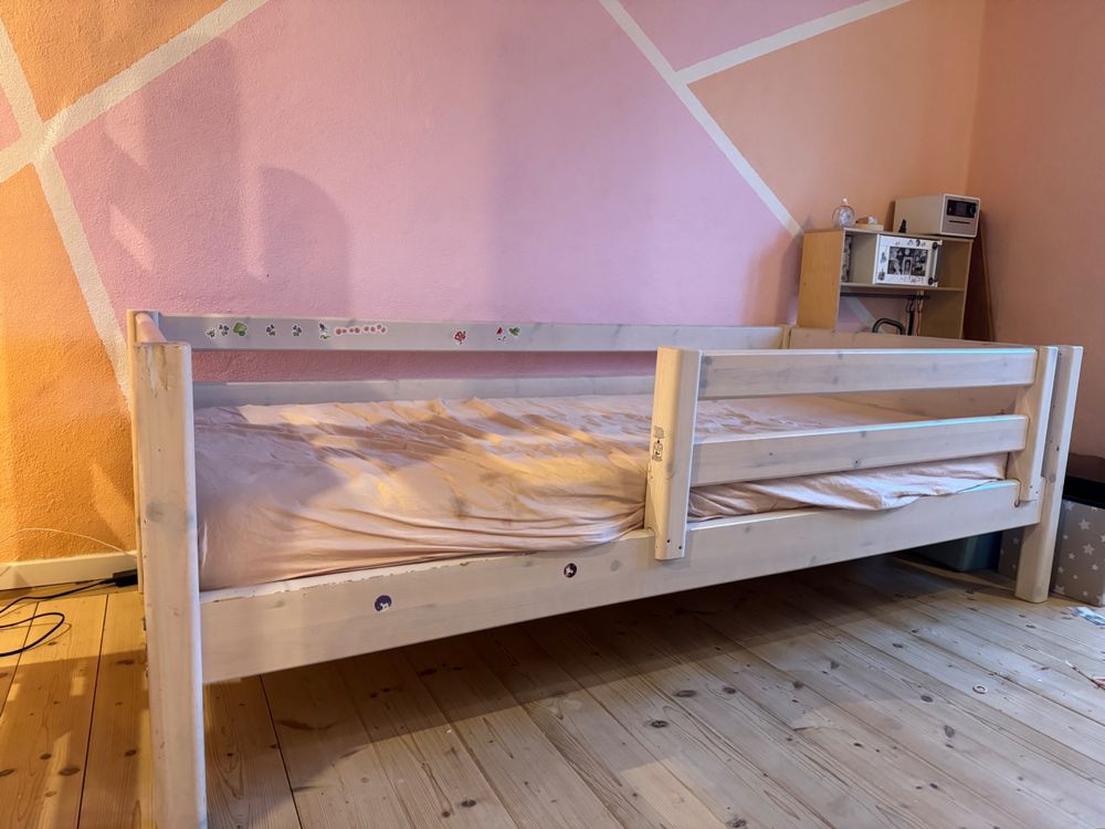 Flexa Bett mit Halbhoch Erhöhung und Rutsche | Kaufen auf Ricardo