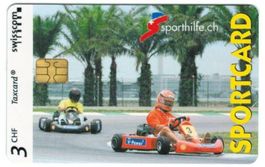 Taxcard Chip-1997 Sportcard Go-Cart ungebraucht 200 Ex