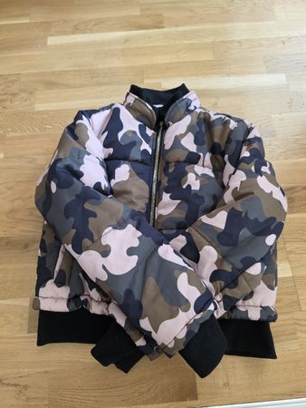Bomberjacke Topshop Tarnmuster EUR 36 guter Zustand
