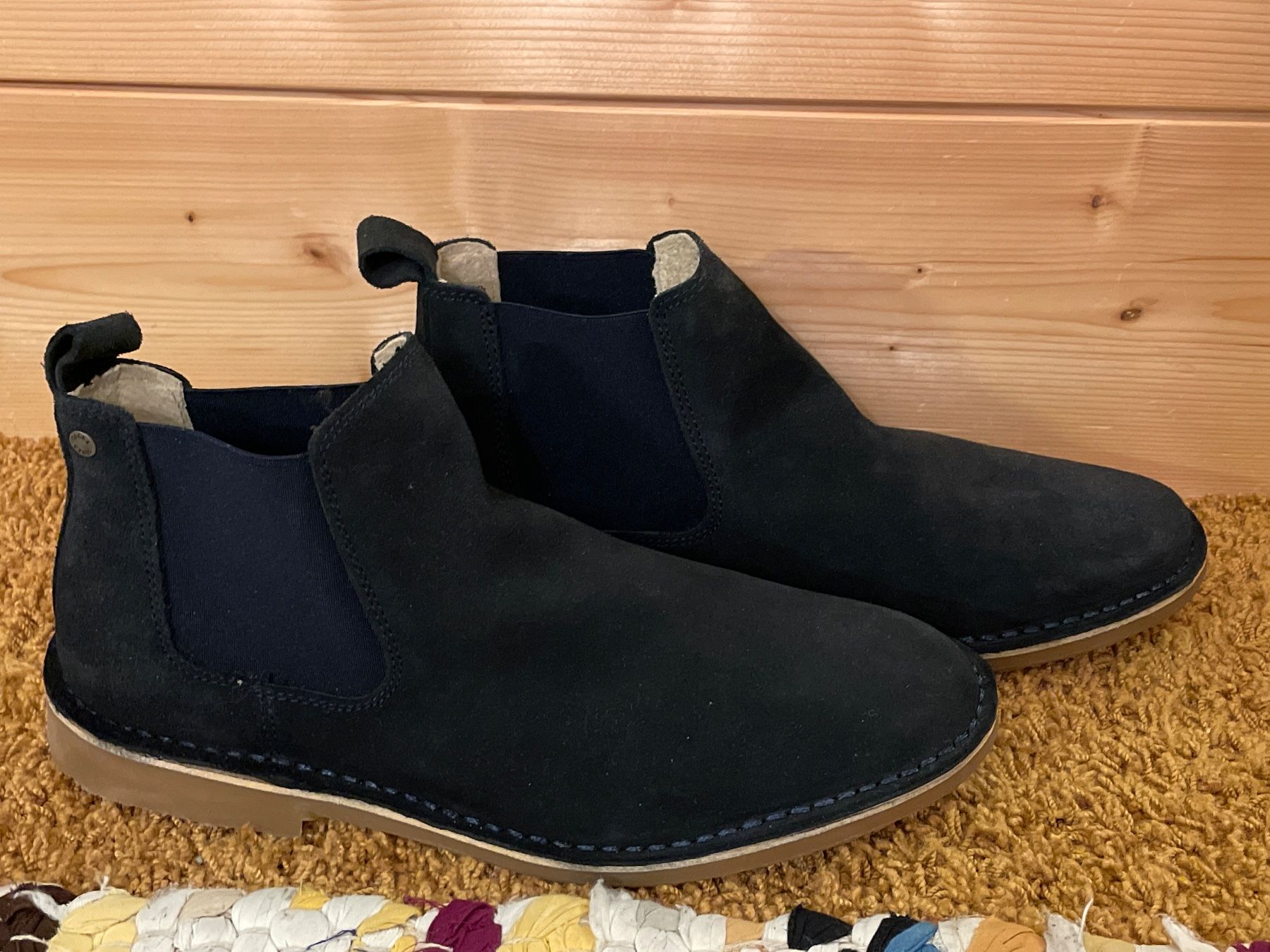 Jack & Jones Scarpe da uomo: Dunkelblaue JACK & JONES Stiefeletten / Boots Gr. 43 – Usato da Frasnacht venduto da GracyStore