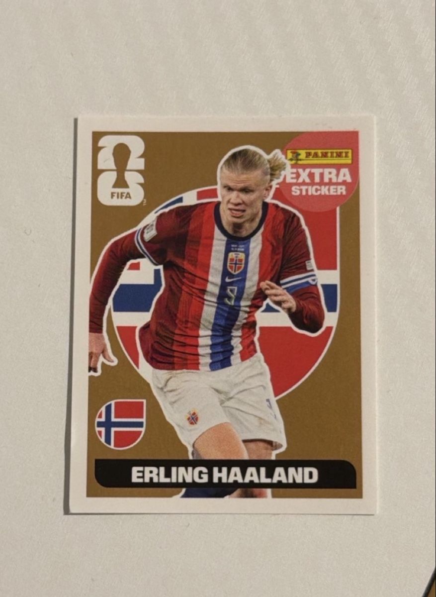 Panini Carte collezionabili: Erling Haaland Extra Sticker – Nuovo e nell'imballaggio originale da Wängi venduto da Kursat_18