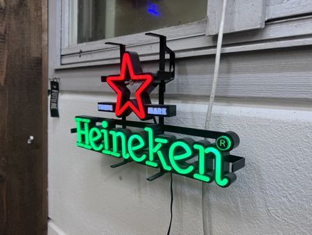 Heineken Werbeschild Beleuchtet