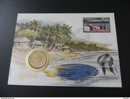 Münzbrief Kiribati 2 Dollars 1989