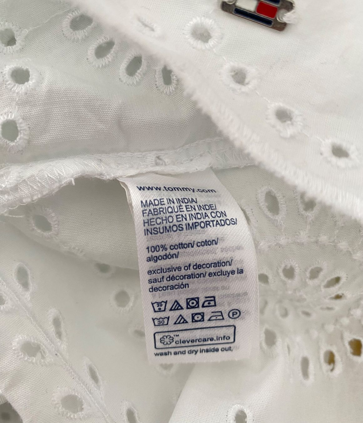 Tommy Hilfiger Camicette: Tommy Hilfiger Bluse aus Baumwolle Grösse L – Usato da Oberwil BL venduto da Leni-Mischi 4