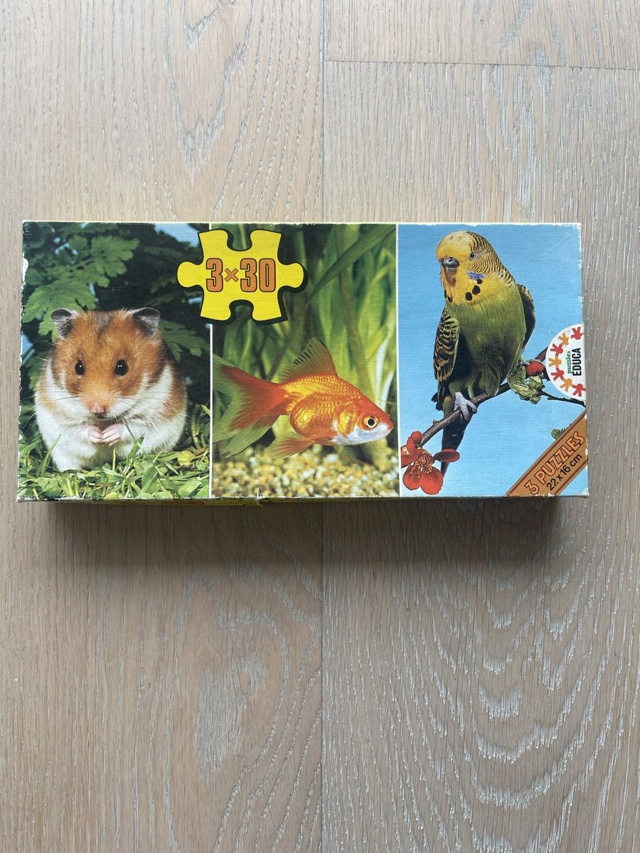 Puzzle: 3 Puzzles, 3 x 30 Teile, Tiere – Usato da Meilen venduto da Golfer04