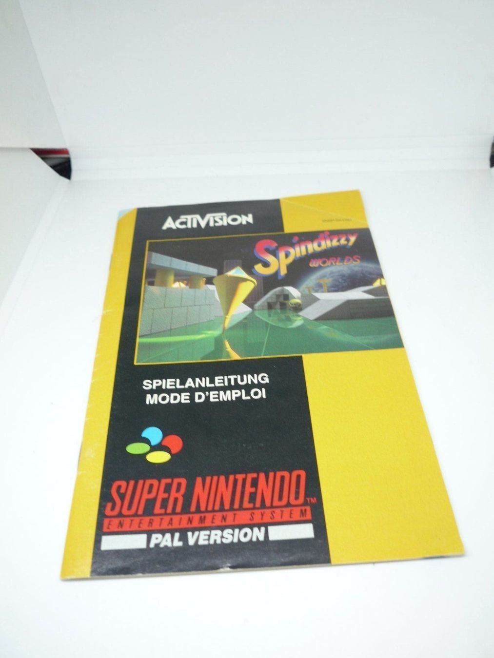 Nintendo Giochi: SPINDIZZY WORLDS OVP SNES Nintendo – Usato da Dietlikon venduto da NESFEVER 3