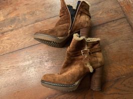 Stiefeletten mit Absatz von Walder Gr. 39