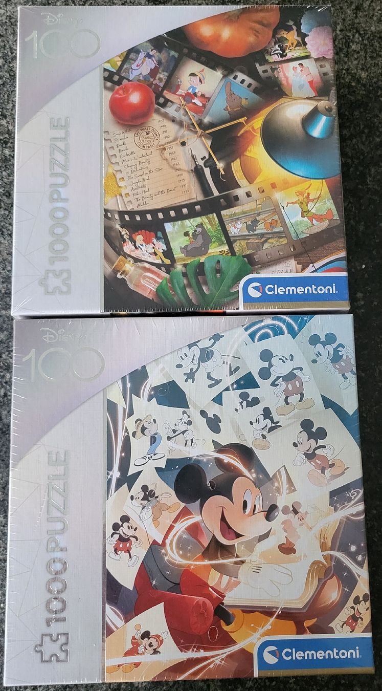 Clementoni Puzzle: 2 puzzles Disney 1000 pièces – Nuovo e nell'imballaggio originale da Montet (Glâne) venduto da KOADA