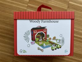 Neu: Woody Farmhaus / Bauernhof mit Tierfiguren