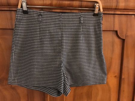 Pied de poule Shorts Zara navy/weiss Gr. M