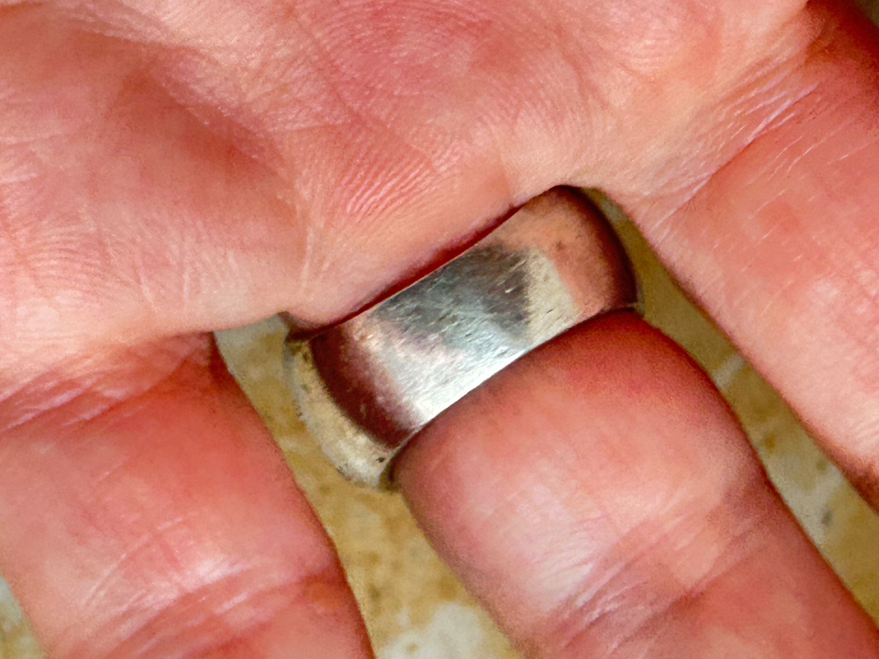 Anelli: Königlicher Silberring mit Pyrit, edel (54.5) – Usato da Laufen venduto da Bellebellezza 3