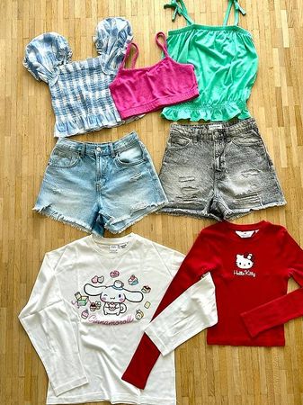 Lot habits 7 pièces, fille 13-14 ans