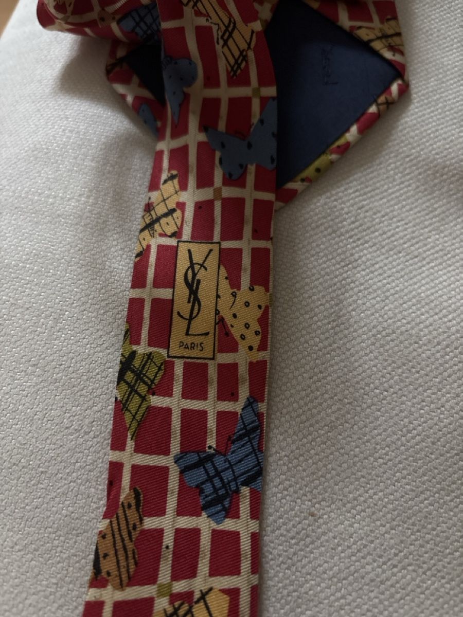 Saint Laurent Cravatte: Yves Saint Laurent vintage krawatte – Usato da Zürich venduto da BredaB 2