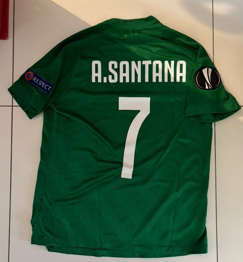 Canottiere & Pantaloni: Matchworn Ludogorets Santana with COA – Usato da Bellinzona venduto da REER