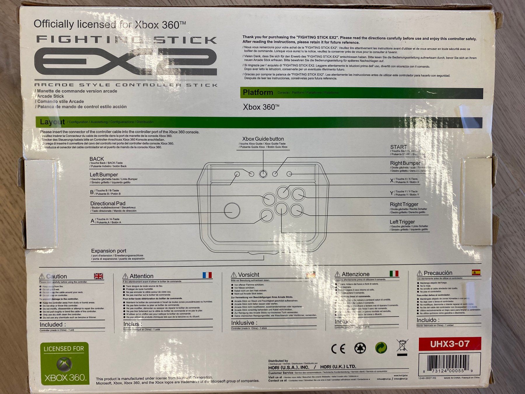 Microsoft Controller: HORI EX2 Arcade Fighting Stick für Xbox 360 Controller – Gebraucht aus Wetzikon ZH von BackToRetro 4