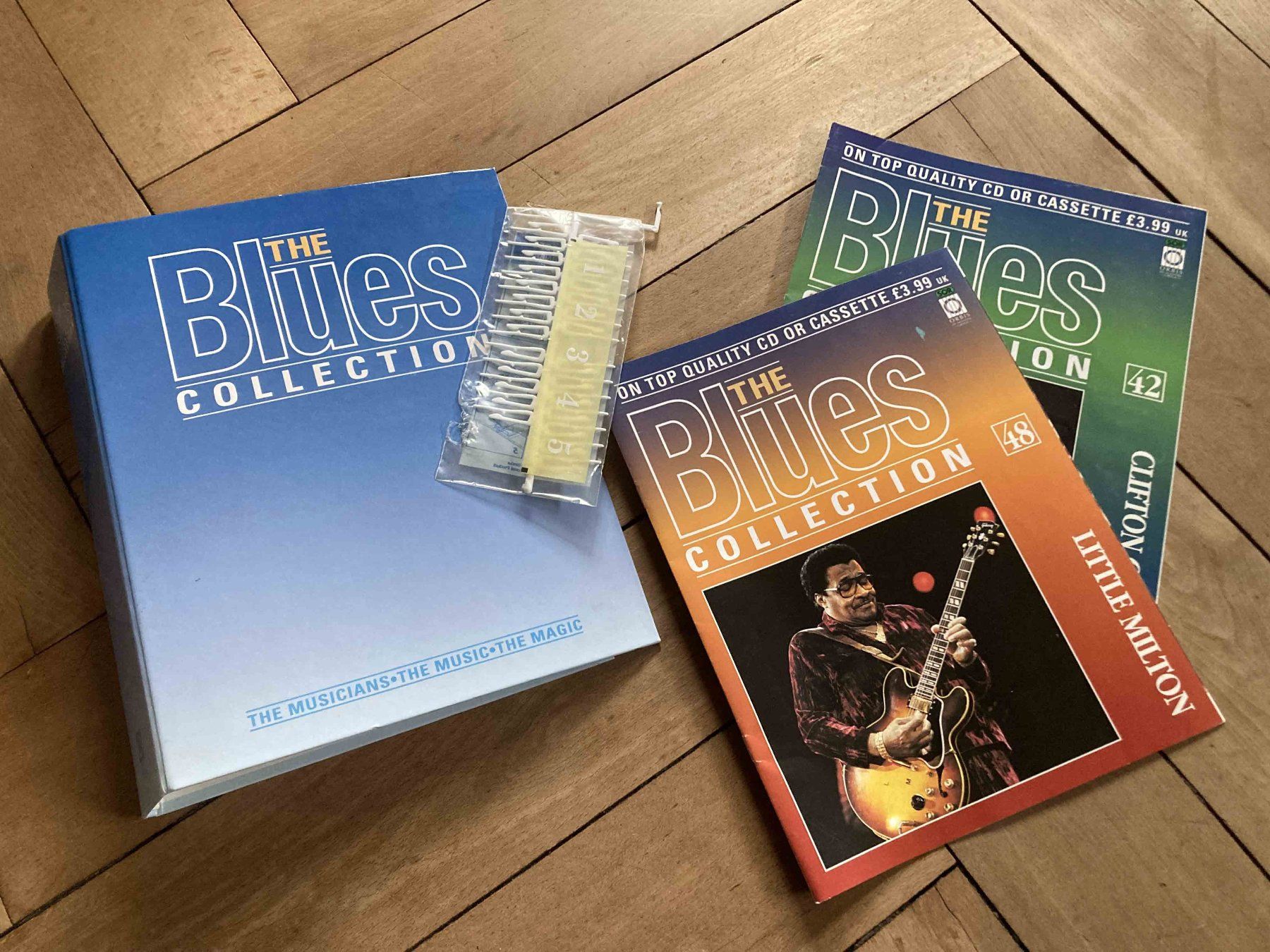 Bücher: Orbis Blues Collection Sammelordner & 2 Mags Milton&Chenier – Gebraucht aus Luzern von Needful_Things