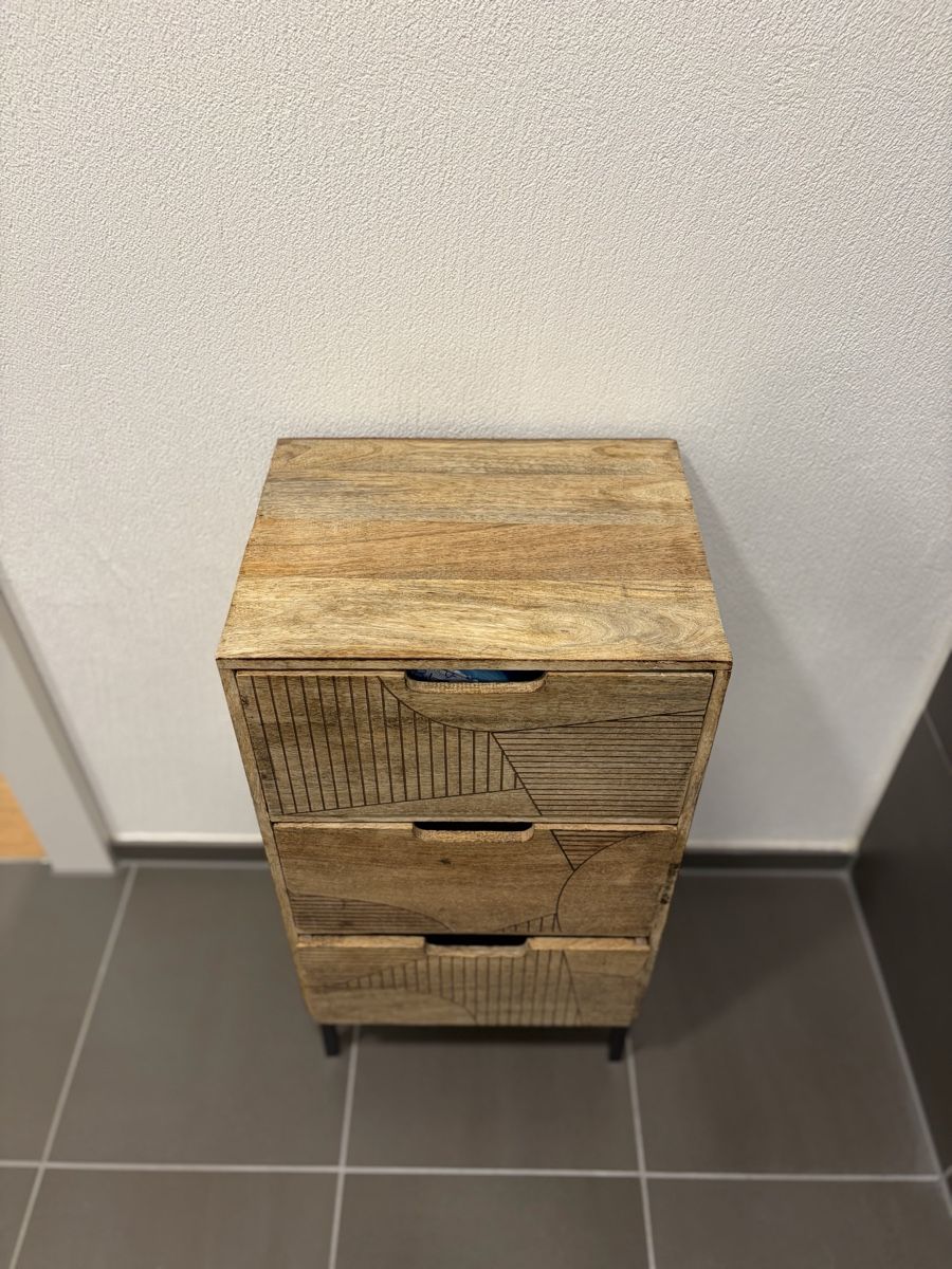 Maisons du monde Commodes: Kommode Holz 3 Schubladen Maison du Monde – D'occasion à Mettmenstetten par F.vieira 3