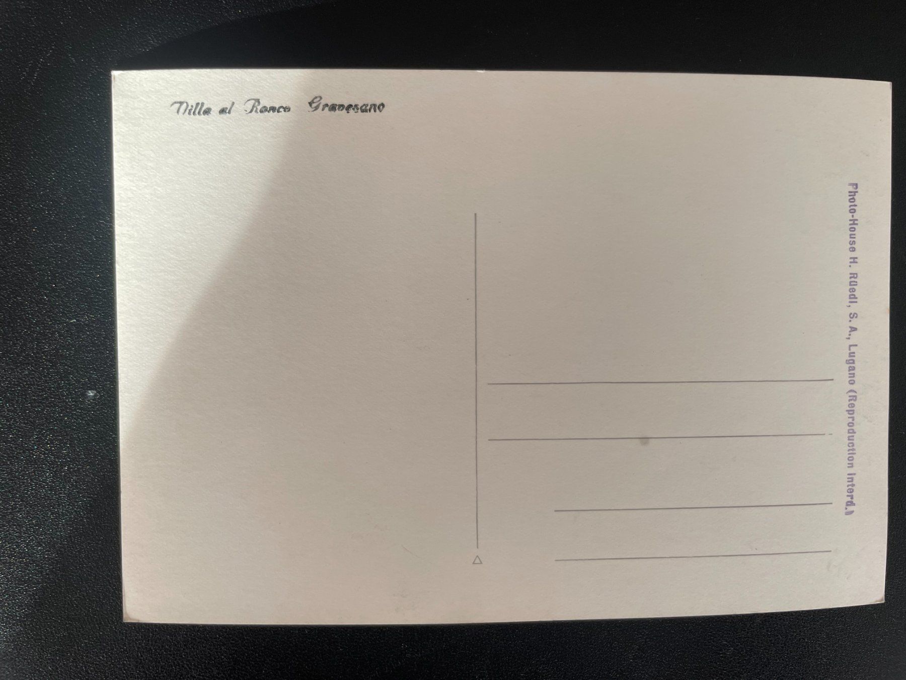 Cartoline postali: AK TI Villa al Ronco, Gravesano – Usato da Thal venduto da Danny82 1