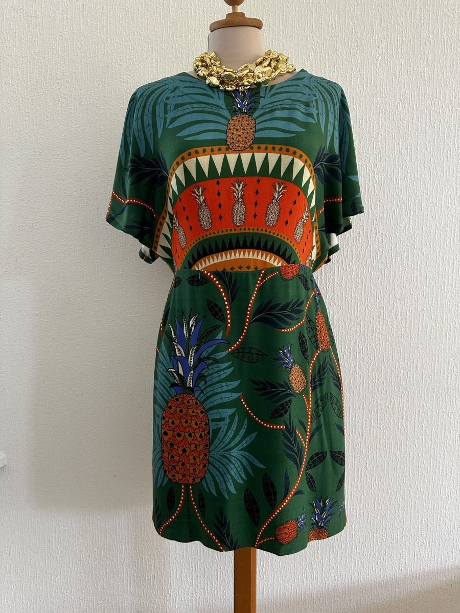 Farm Rio Kleider: Robe verte imprimé ananas taille S – Neu (gemäss Beschreibung) aus Châtelaine von Alexandra.jankowski 1