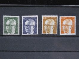 BRD 1971 Bundespresident Heinemann II **