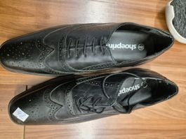 Elegante Herren Schuhe, schwarz, Gr. 42-K10