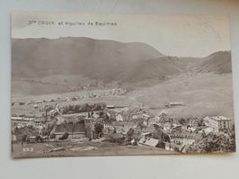 Photo Karte Ste Croix et Aiguilles de Baulmes Gelaufen 1912