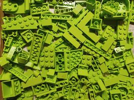 LEGO 150 Verschiedene Grüne Lime Teile -D54