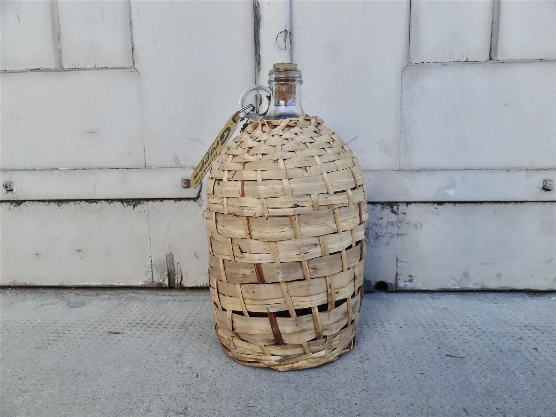 Bottiglie: alte Korbflasche – Usato da Kerzers venduto da Flaschenposten 3