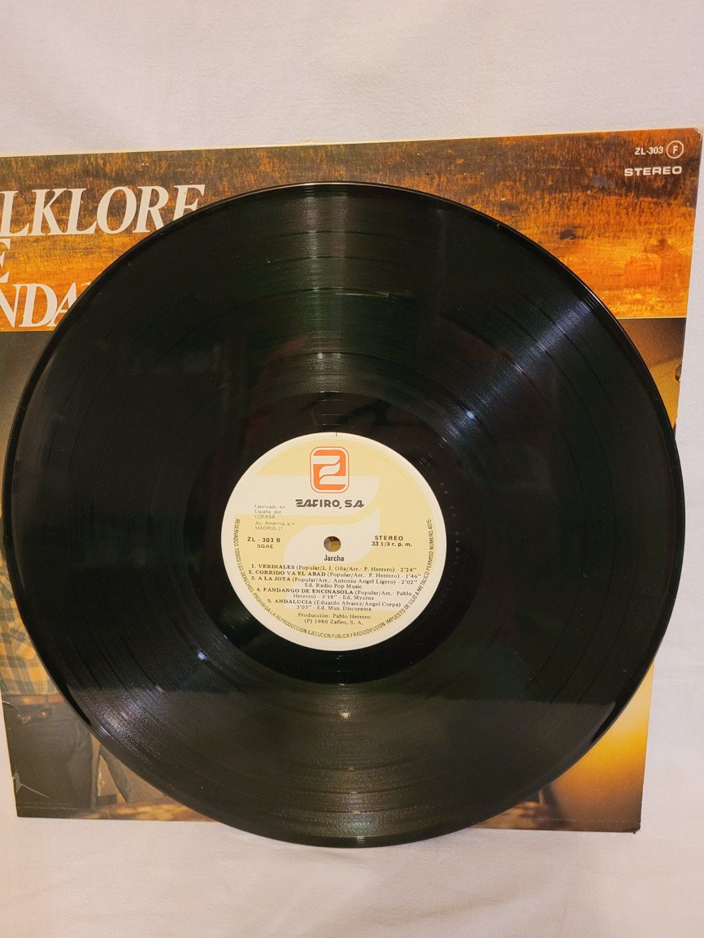 Dischi in vinile: Folklore D'Andalousie: Jarch - Vinyle LP – Usato da la Chaux-de-Fonds venduto da Lampe 3