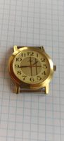 Luch Vintage Armbanduhr Gold – Made in Belarus – Läuft