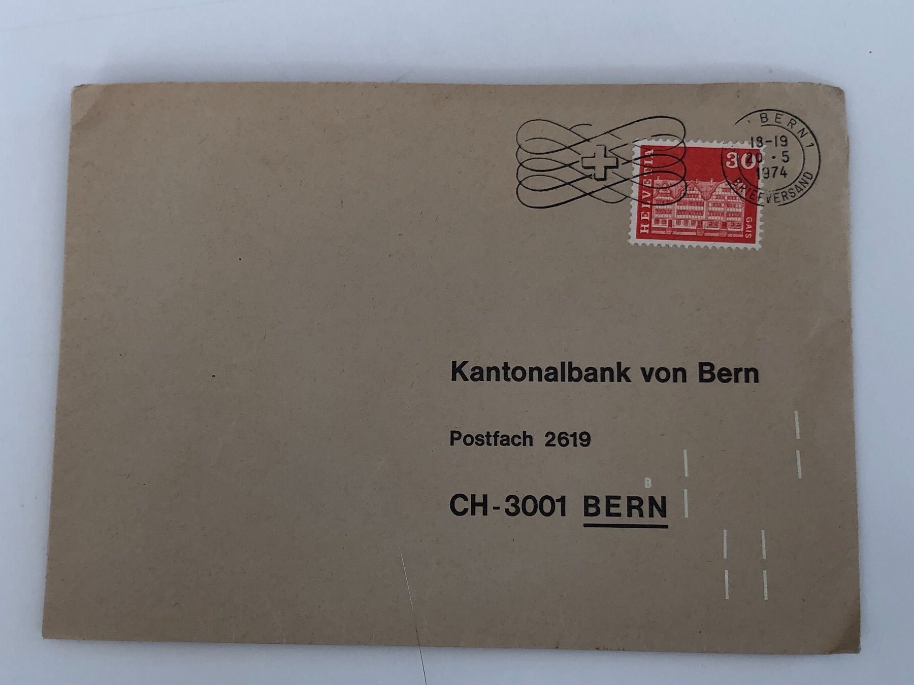 Tous les timbres: Codierter Brief 1974 – D'occasion à Lufingen par Rac0